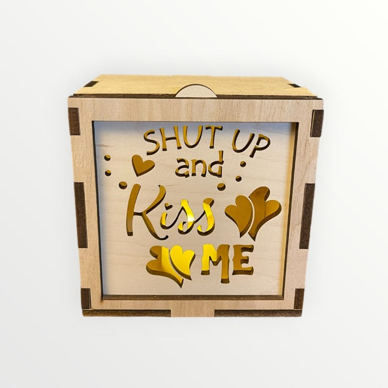 Shut Up and Kiss Me Square Face